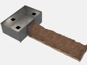 tunel jaskiniowy 02 Model 3D