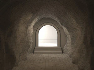 tunel jaskiniowy 02 Model 3D
