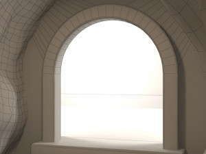 cave tunnel 02 Modello 3D