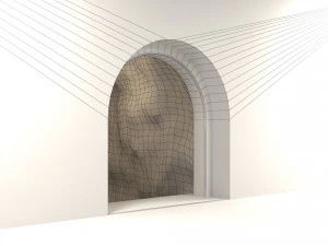 tunel jaskiniowy 02 Model 3D