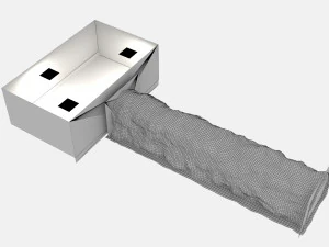 tunel jaskiniowy 02 Model 3D