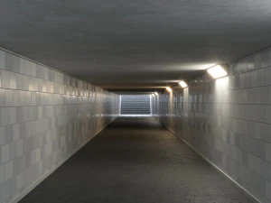 地下隧道03 3D 模型