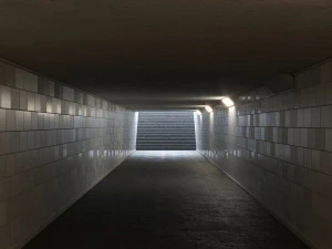 地下隧道03 3D 模型