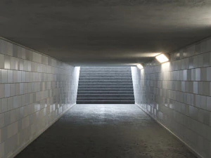 地下隧道03 3D 模型