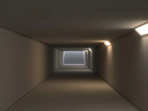 地下隧道03 3D 模型