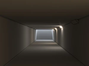 地下隧道03 3D 模型