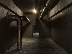 basement tunnel 04 3D Model