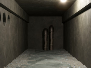 basement tunnel 04 3D Model