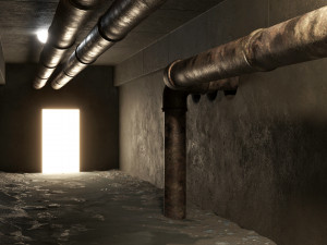 basement tunnel 04 3D Model