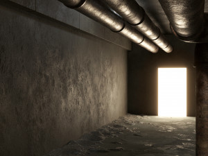 basement tunnel 04 3D Model
