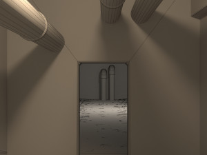 basement tunnel 04 3D Model