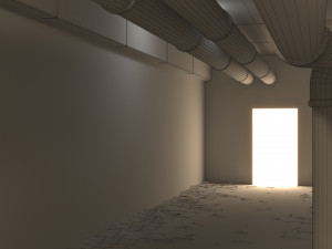 basement tunnel 04 3D Model