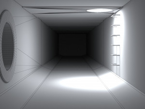 sewer tunnel 05 3D-Modell
