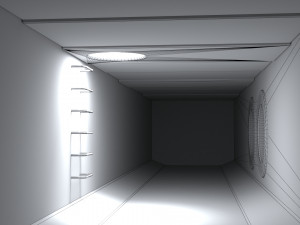 sewer tunnel 05 3D-Modell