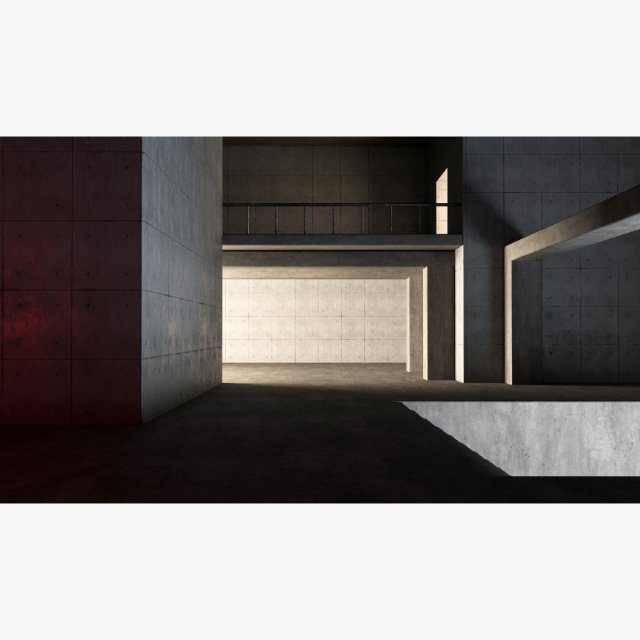 empty room interior 07 Modelo 3D .c4d .max .obj .3ds .fbx .stl .blend 