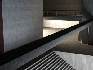 empty room interior 07 Modelo 3D