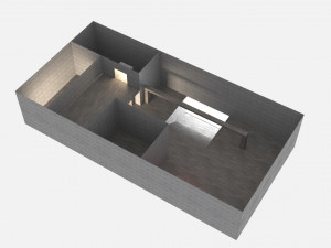 empty room interior 07 Modelo 3D