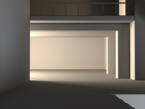 empty room interior 07 Modelo 3D