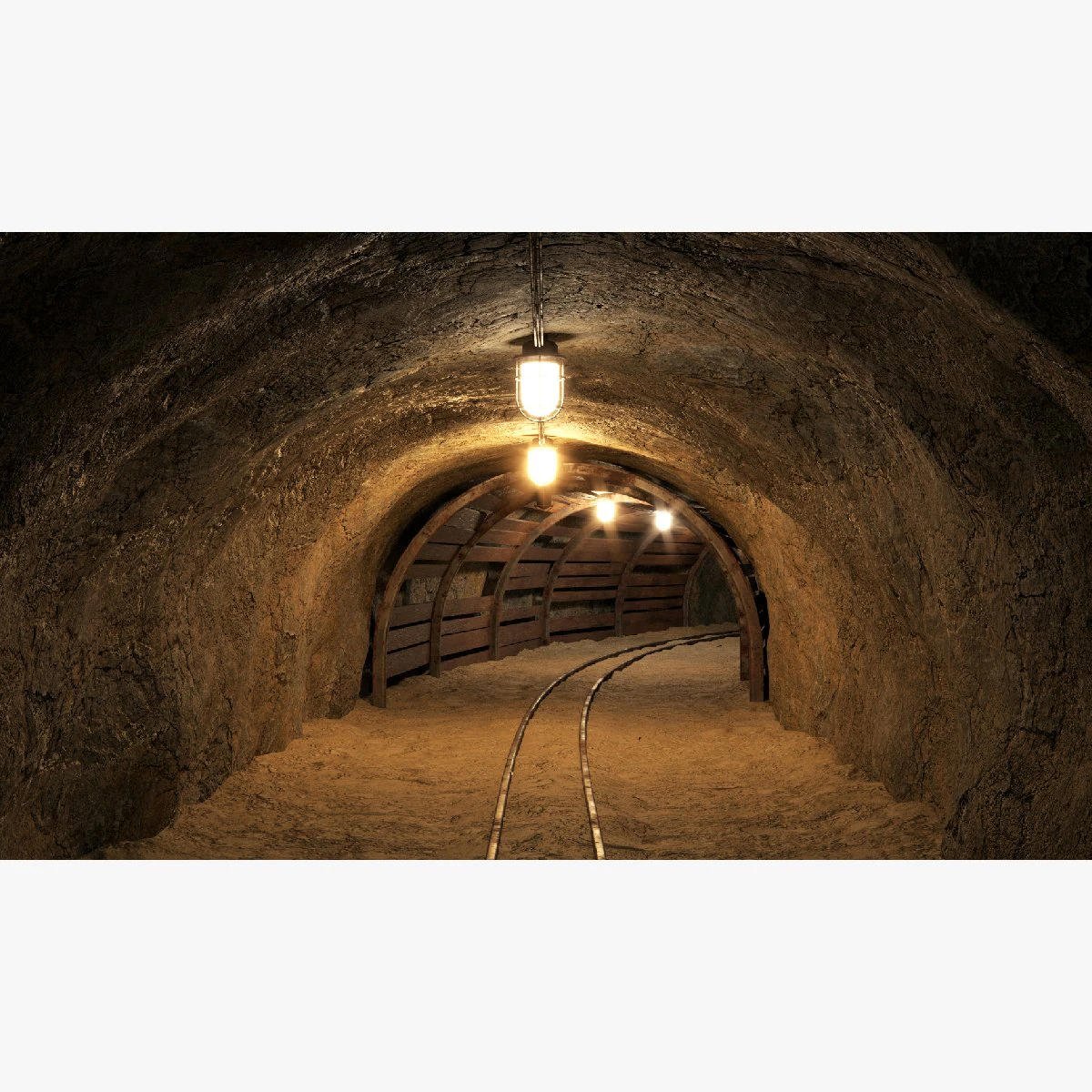 Grubenstollen 06 3D Modell .c4d .max .obj .3ds .fbx .stl .blend 