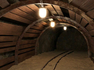 Grubenstollen 06 3D Modell