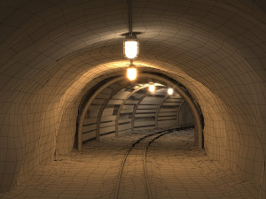 mine tunnel 06 3D Model