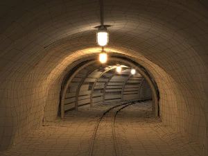 Grubenstollen 06 3D Modell