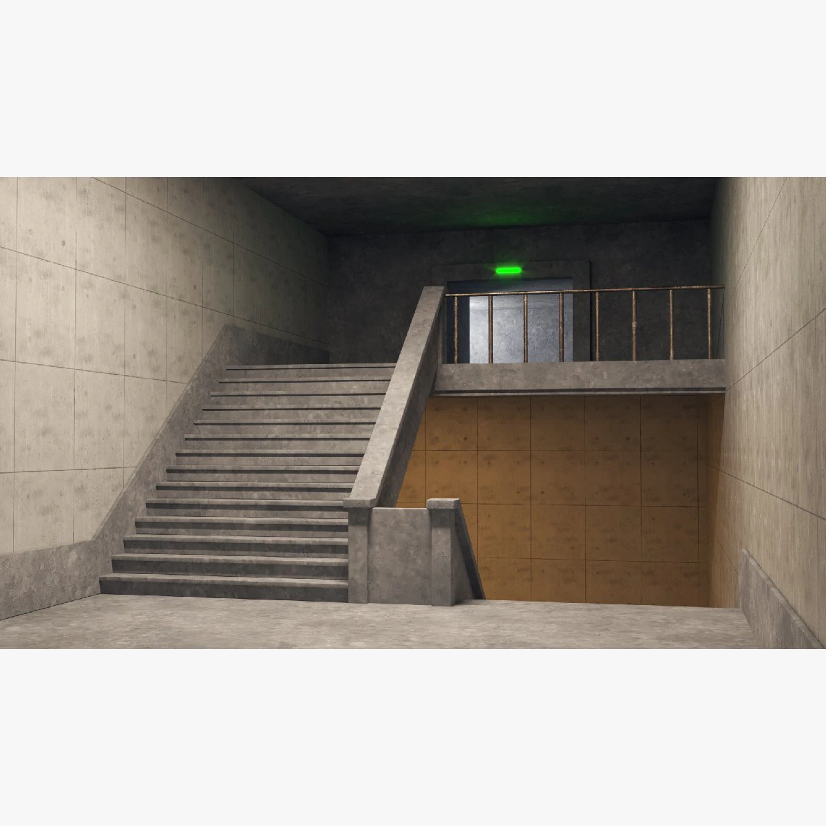 빈 방 인테리어 06 3D 모델 .c4d .max .obj .3ds .fbx .stl .blend 