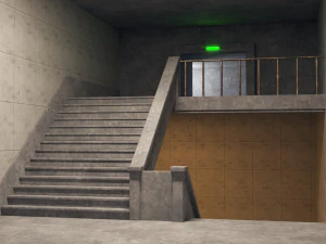 빈 방 인테리어 06 3D 모델