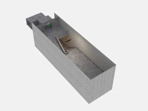 빈 방 인테리어 06 3D 모델