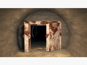 shelter tunnel 07 3D Model