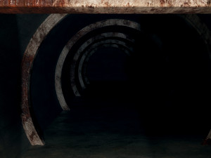 shelter tunnel 07 3D 模型