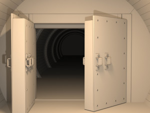 shelter tunnel 07 3D 模型