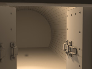 shelter tunnel 07 3D 模型