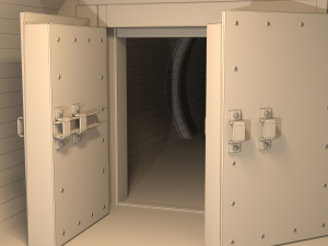 shelter tunnel 07 3D 模型