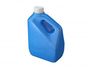plastic container blue 03 3D 模型