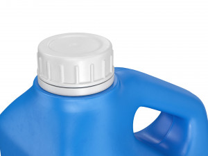 plastic container blue 03 3D 模型