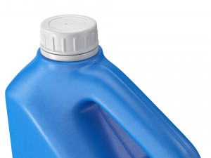 plastic container blue 03 3D 模型