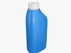 plastik kap mavi 04 3D Model