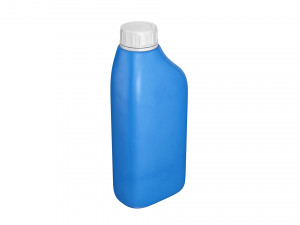 plastic container blue 04 3D Модель