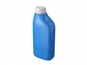plastic container blue 04 3D Модель