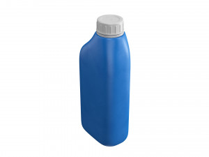 plastic container blue 04 3D Модель