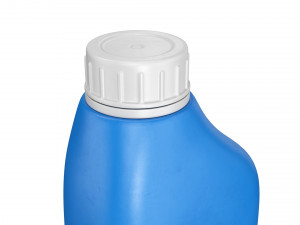 plastic container blue 04 3D Модель