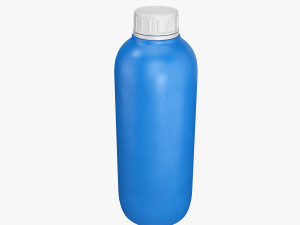 plastic container blue 05 Modello 3D