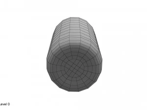 Kunststoffbeh&auml;lter blau 05 3D Modell