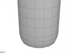 Kunststoffbeh&auml;lter blau 05 3D Modell