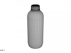 Kunststoffbeh&auml;lter blau 05 3D Modell