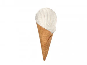 ice cream cone 01 3D Model