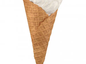 ice cream cone 01 3D Model