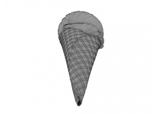 ice cream cone 01 3Dモデル