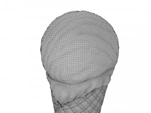 ice cream cone 01 3D Model